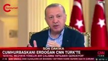 Erdoğan'ın katıldığı canlı yayında 'suflör' detayı