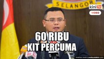 Selangor agih 60,000 kit ujian kendiri mulai September