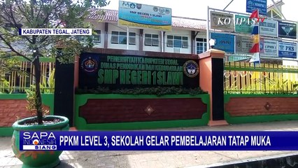 Sekolah Gelar Belajar Tatap Muka Saat PPKM Level 3