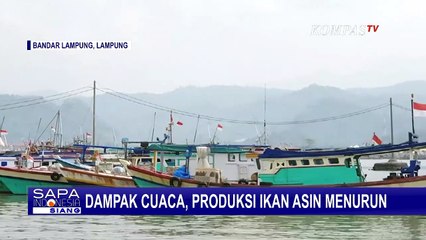 Hasil Produksi Ikan Asin Menurun Akibat Dampak Cuaca