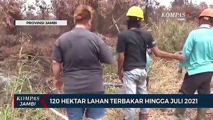 120 Hektar Lahan Terbakar Hingga Juli 2021