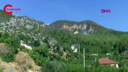 Bucak yangını 21 saatte kontrol altına alındı; 300 hektar alan yandı