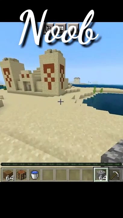minecraft noob vs pro