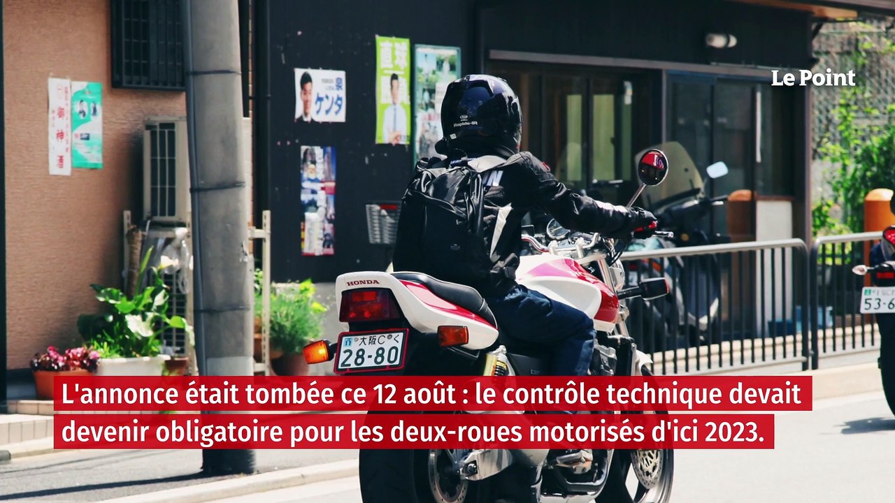 Le contrôle technique obligatoire pour les deux-roues motorisés repoussé