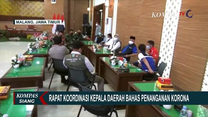 Rapat Koordinasi Kepala Daerah Bahas Penanganan Corona