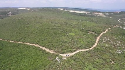 Saros'un maviyle yeşili buluşturduğu koyları keşfedilmeyi bekliyor