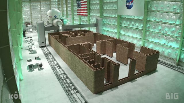 NASA's Mars Surface Simulated Habitat 3D Printed by ICON, designed by BIG