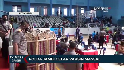 Polda Jambi Gelar Vaksin Massal