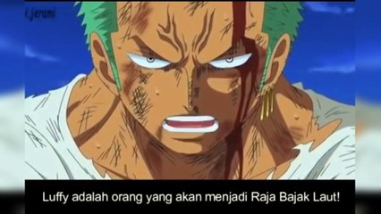 Kata Epic Zorro | Moment Zorro Menyelamatkan Luffy Dari Kuma.