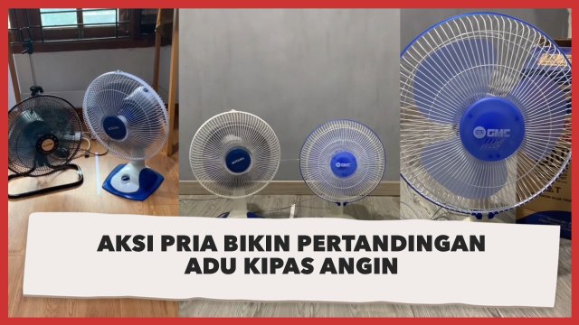 Ngakak! Aksi Warganet Bikin Pertandingan Adu Kipas Angin
