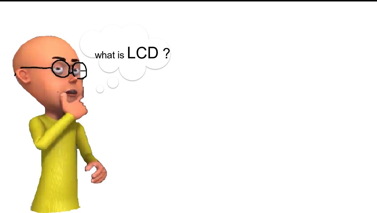 how an LCD works?