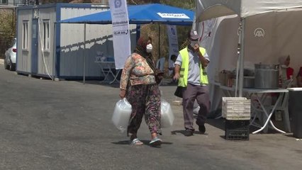 Manavgat yangını sonrası vatandaşlar kendilerine yardım eli uzatanlara minnettar