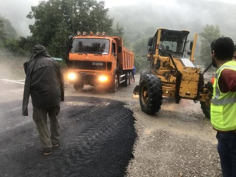 Bartın-Karabük kara yolu kontrollü olarak ulaşıma açıldı