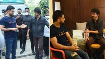 IPL 2021 : MS Dhoni Visits Vijay On Beast Sets, Photos Goes Viral || Oneindia Telugu