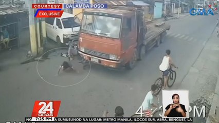 3 nakabisikleta, tricycle, at van, inararo ng truck | 24 Oras