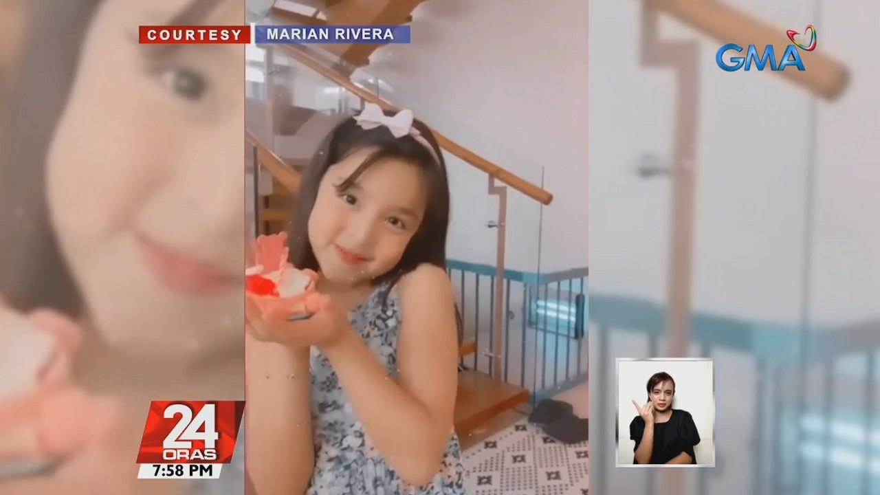 Special song, regalo ni Zia Dantes sa kaarawan ng mommy niyang si Marian Rivera | 24 Oras
