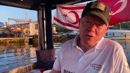 Yüzücü Emre Seven, Çınarcık’a varmak üzere Kartal’dan denize girdi