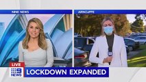 Hard lockdown for three Sydney LGAs, ACT enters snap lockdown _ Coronavirus _ 9 News Australia