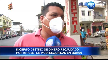 ¿Donde se va el dinero recaudado por impuestos para la seguridad en Durán?