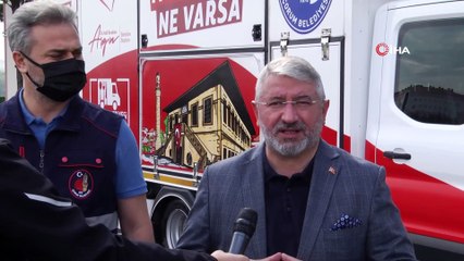 Çorum Belediyesi ekipleri afet bölgesinde