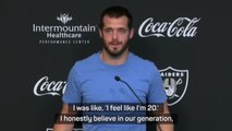 '30 is the new 20' - Derek Carr