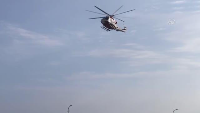 (TEKRAR) KASTAMONU - Bozkurt'ta selde mahsur kalan vatandaşlar helikopterlerle tahliye ediliyor