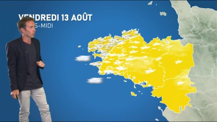 Bulletin météo pour le vendredi 13 août 2021