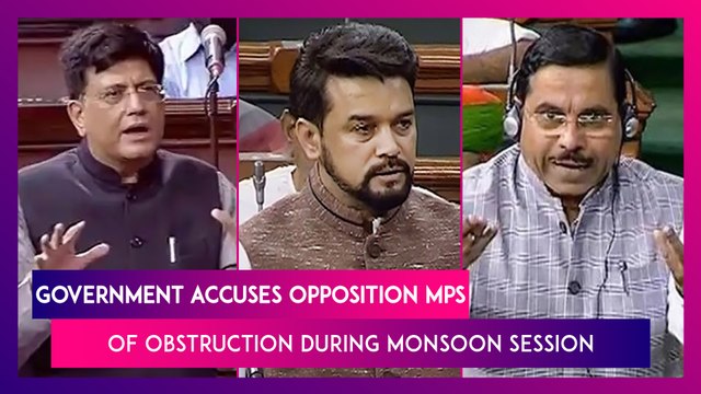 Piyush Goyal, Other Ministers Accuse Opposition MPs Of Obstruction During Monsoon Session