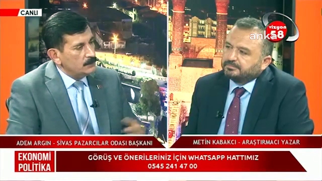 Sivas Pazarcılar Odası Başkanı, canlı yayında işe alımlar için AKP İl Başkanı'na gönderdiği CV'leri anlattı