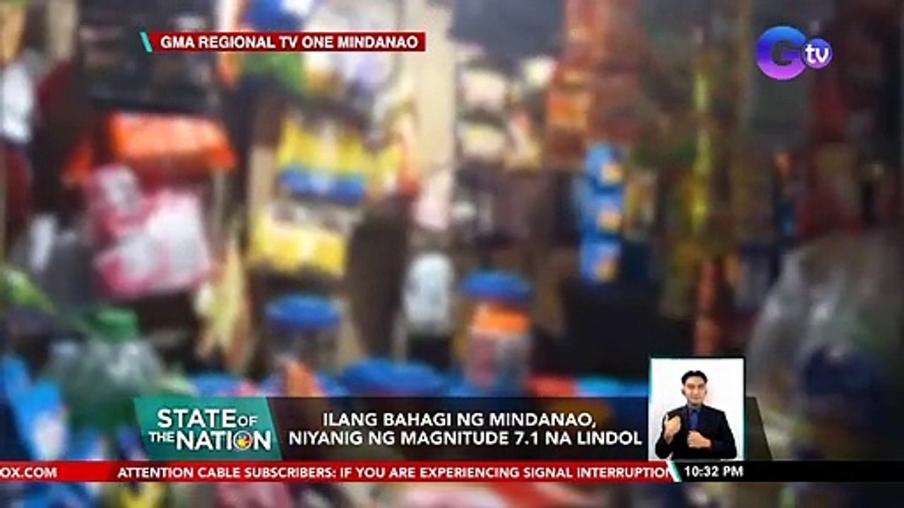 Ilang bahagi ng Mindanao, niyanig ng magnitude 7.1 na lindol | SONA