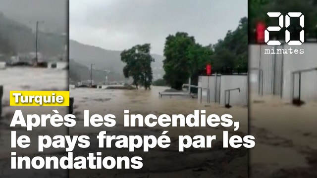 Après les incendies, la Turquie frappée par des inondations massives