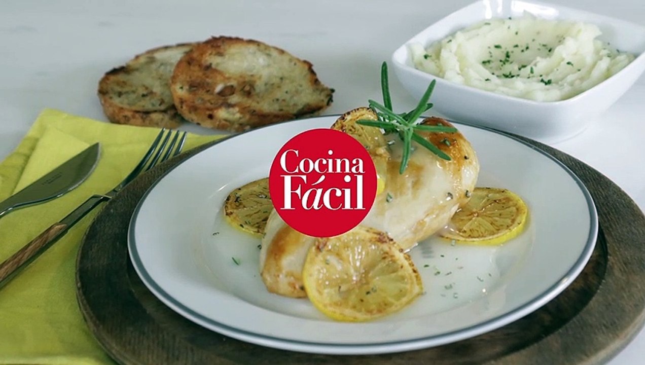 Pollo al romero y limón ‍ - Cocina Fácil