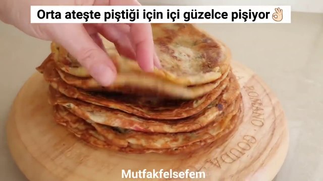 YOĞURMADAN, TAVA da enfes KAHVALTILIK TARİF KOLAY VE PRATİK