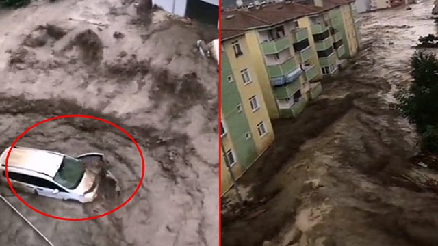 Sel felaketinde dehşete düşüren yeni görüntüler ortaya çıktı
