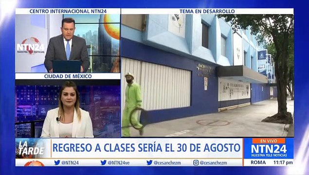 Estamos preparados : Inminente retorno a clases en México pese a repunte de covid-19