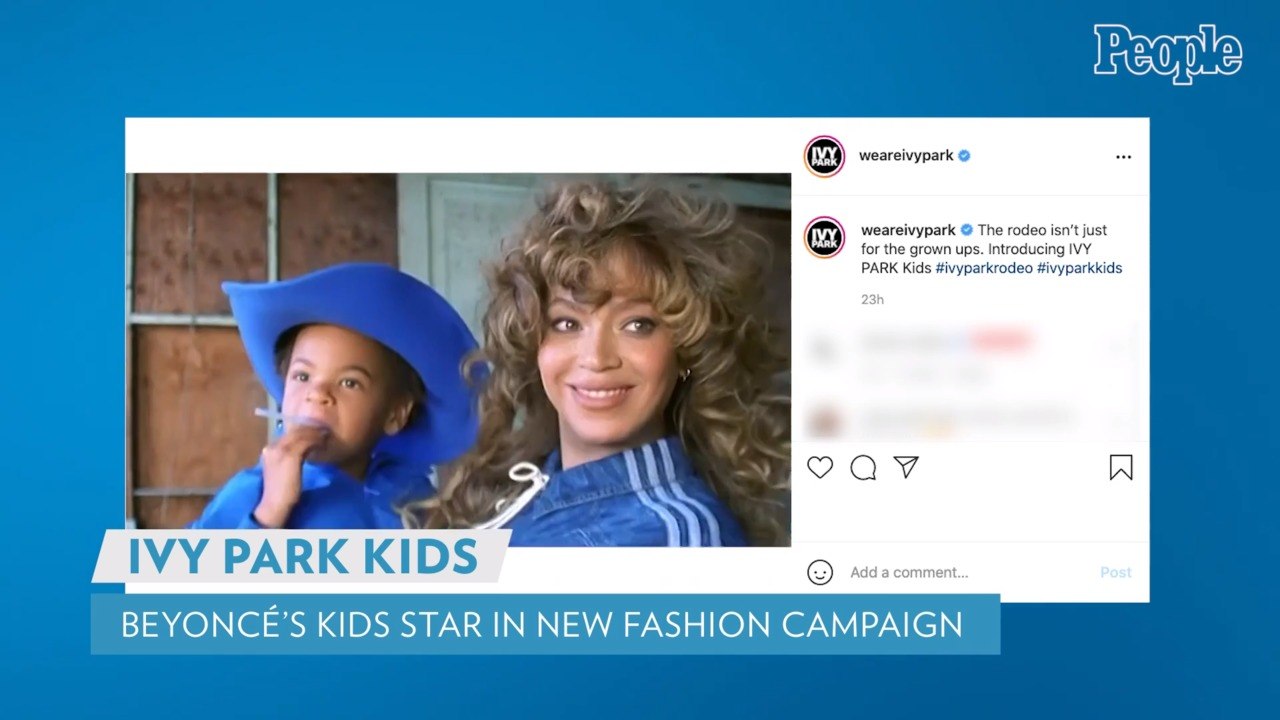 See Beyoncé with Daughter Blue Ivy, 9½, and Twins Rumi and Sir, 4, in New IVY PARK Kids Ad