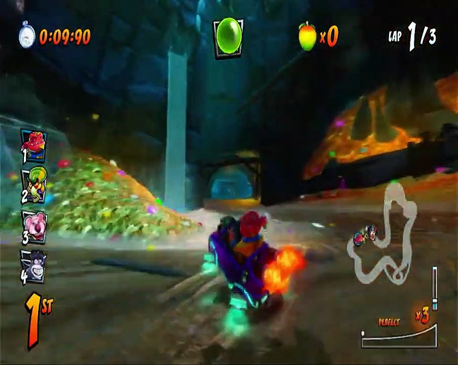 Dragon Mines Nintendo Switch Gameplay - Crash Team Racing Nitro-Fueled