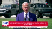 López Obrador invitó a Joe Biden a visitar México en Septiembre