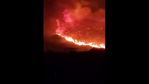 Tivoli, incendio di vaste proporzioni sul Monte Catillo