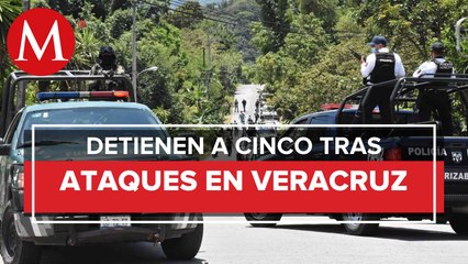 Caen 5 presuntos delincuentes en Veracruz