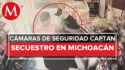 Cámaras de seguridad captaron el secuestro del hermano de ex presidenta municipal