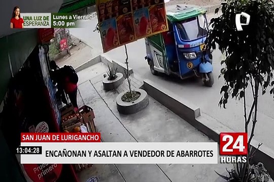 Violentos asaltos han quedado registrados por cámaras en SJL