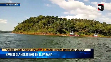 Cruzando la Frontera en Lancha a Paraguay