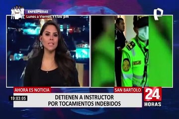 San Bartolo: detienen a instructor policial por tocamientos indebidos contra postulantes