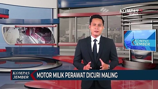 Motor Milik Perawat Hilang Digondol Maling, Pelaku Terekam CCTV