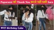 Sara Ali Khan CUTS Cake As Media Sings Happy Birthday Song | HUMBLE Gesture Caught On Cam