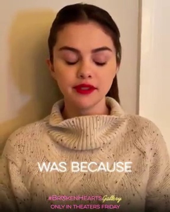 Selena Gomez shares why she fell in love with The #BrokenHeartsGallery