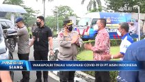 Wakapolri Tinjau Vaksin Pekerja PT. Aisin Indonesia