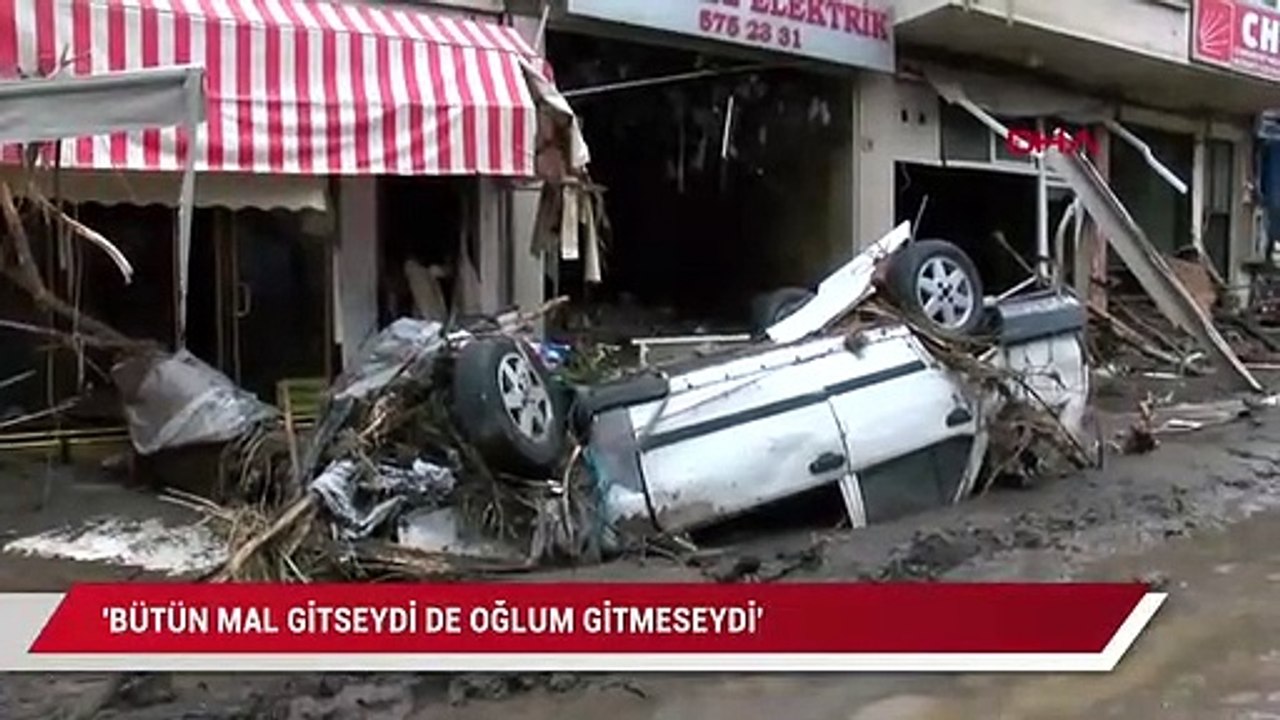 Oğlu selde can veren baba: 'Bütün mal gitseydi de oğlum gitmeseydi'