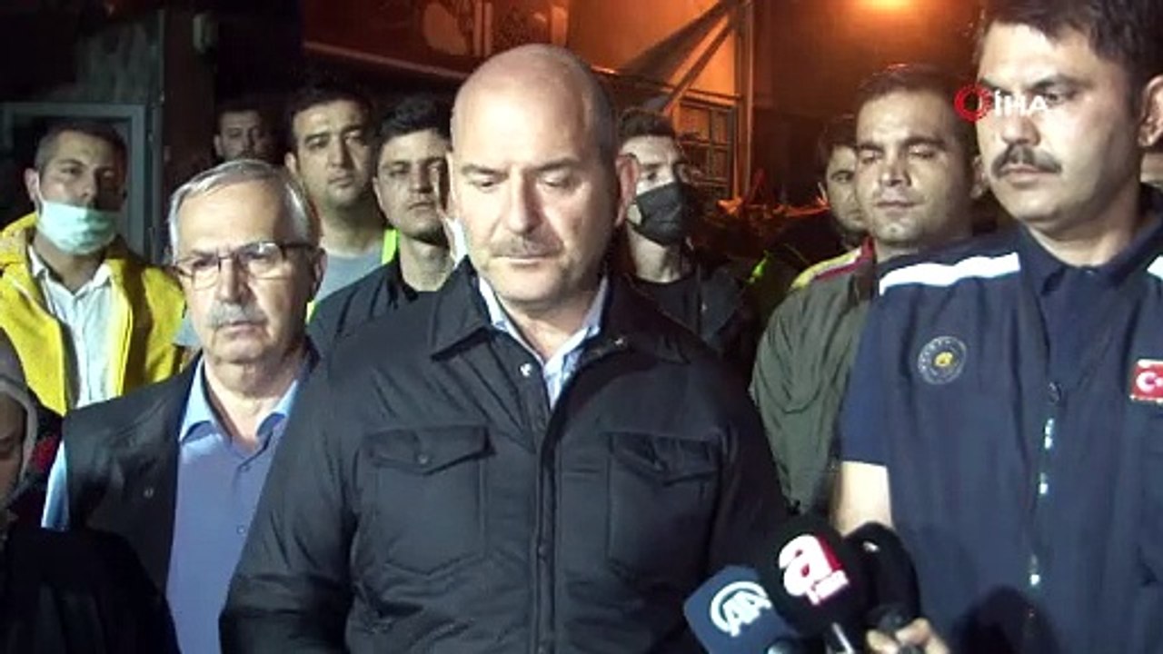 Bakan Soylu Kastamonu'da: Benim gördüğüm en ağır sel felaketi burası